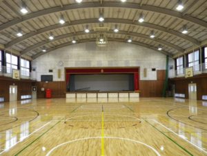 我孫子市立湖北中学校屋内運動場